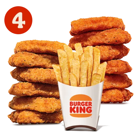 Gazetka promocyjna Burger King. Tytuł: King Nuggets 6 szt. + Spicy Nuggets 6szt + Małe Frytki. Oferta obowiązuje: 2023-03-06 - 2024-12-31